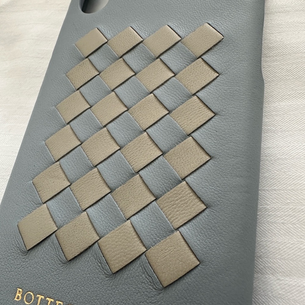 Bottega Veneta Intrecciato Leather iPhone X / XS Case Made in Italy